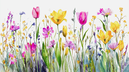 Elegant wedding invitation card background vector. Minimal hand painted watercolor botanical flowers texture template background. Design for wedding, vip cover, poster, rsvp moderncard.Valentine's Day