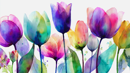 Elegant wedding invitation card background vector. Minimal hand painted watercolor botanical flowers texture template background. Design for wedding, vip cover, poster, rsvp moderncard.Valentine's Day