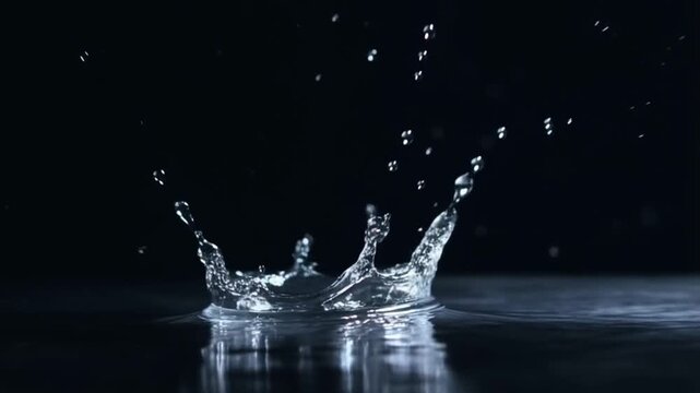 Water Splash Super Slow Motion