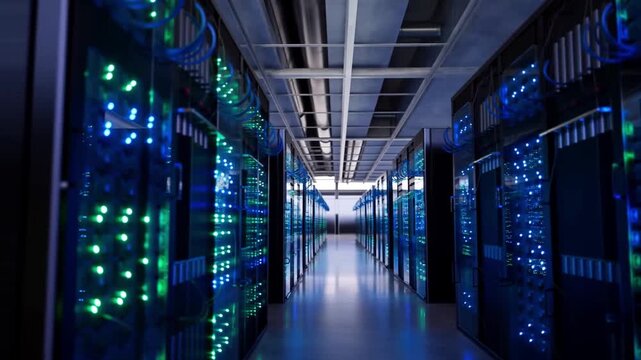 AI Data Center Interior