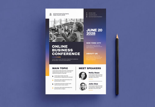 Corporate Business Conference Flyer Design
