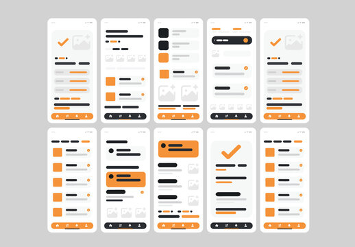Mobile App Wireframe Design