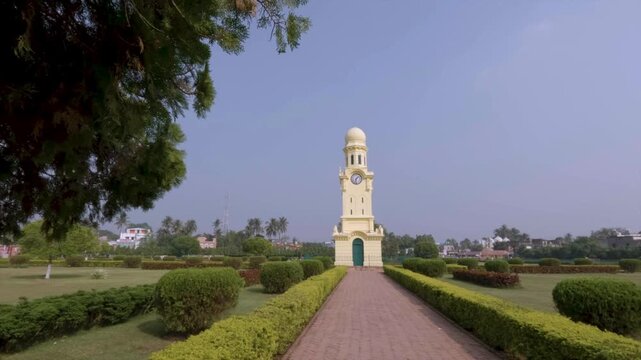 The Clock Tower in Murshidabad town in West Bengal.  Rich historical place of the Nawabs.