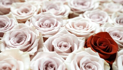 Valentines Day Red and Pink Roses Background 