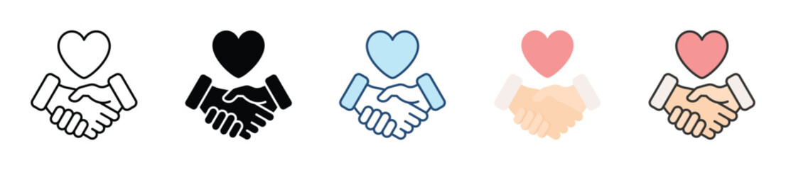 Respect Icon Set Multiple Style Collection