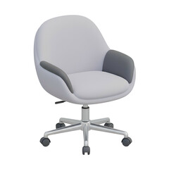 Modern Office Chair with Grey Accents.