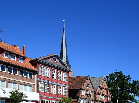 Historical Buildings in the Town Dannenberg, Lower Saxony