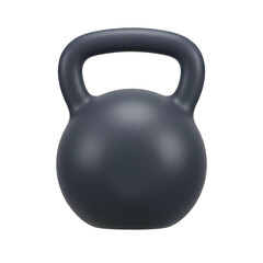 Black Kettlebell Weightlifting Equipment.