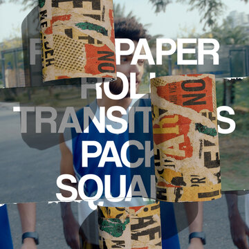 Raw Paper Roll Transitions Pack - Square