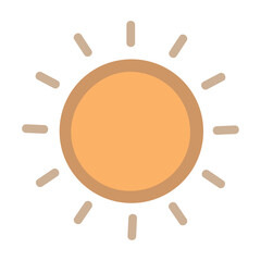 Illustration of a Shining Sun