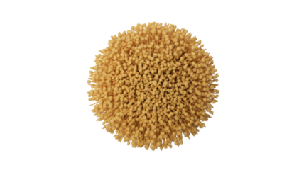 Abstract Spherical Shape with Spikes