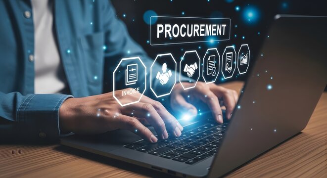 Procurement process management system automation software digital technology solution online tool