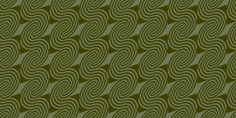 Seamless Wavy Geometric Pattern. 波打つ幾何学模様のシームレスパターン