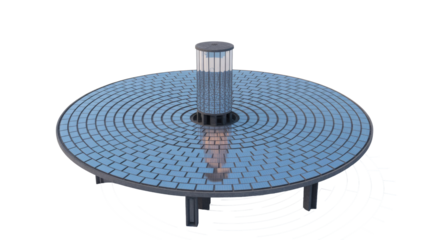 Future Solar Power Plant Concept