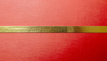 赤い和紙に金の横ラインが走る和風テクスチャ generative ai