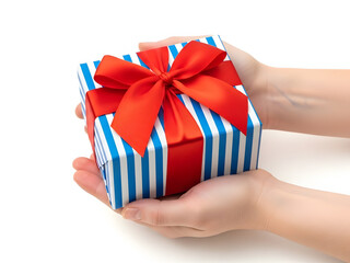 hand holding a gift