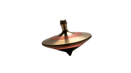 Spinning Top Toy Isolated