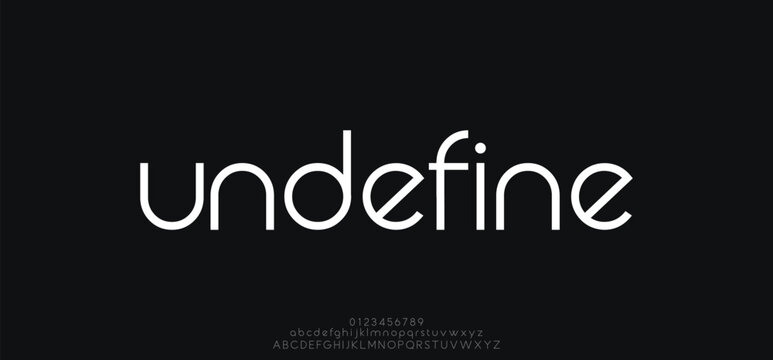 Underfine  Creative font. Modern abstract digital tech font. Logo creative font, type, technology, movie, digital, music, movie. Fonts and illustration in vector format.
