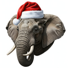 santa claus on a white background