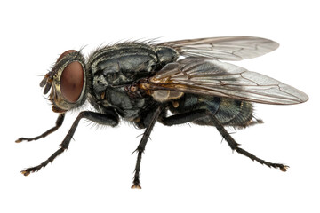 Flies isolated on transparent background  