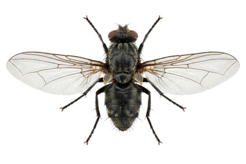 Flies isolated on transparent background  
