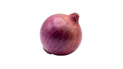 Fototapeta premium Fresh Red Onion isolated PNG with Transparent Background