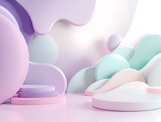 pink and white wedding rings