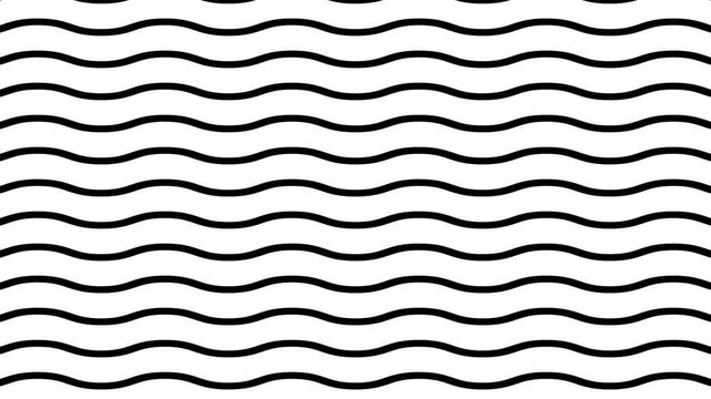 Smooth wave line animation
