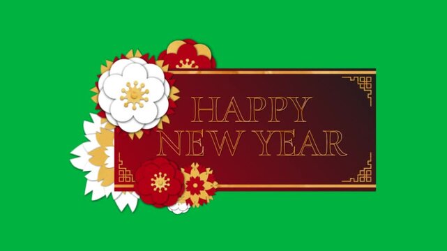 Chinese New Year Animation with Alpha Channel