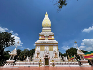 Phra That Buathong at Wat Soda Pradittharam in Mueang Ratchaburi district, Ratchaburi, Thailand