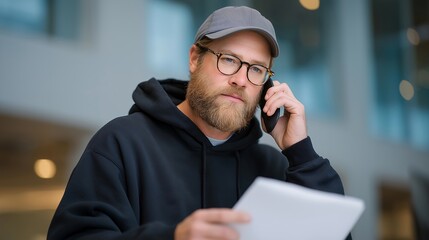 Film production coordinator organizing shoot schedules and crew movements, juggling radios, call sheets, and real-time problem solving on set. cinematic color correction, natural uneven lighting