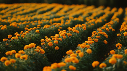 A beautiful floral scene featuring colorful and delicate flowers in a natural setting