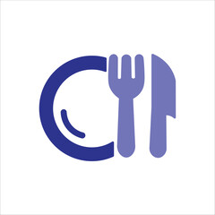 Fototapeta premium food icons. simple colored vector illustration