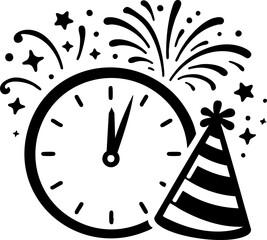 New Year 2026 Icon Design