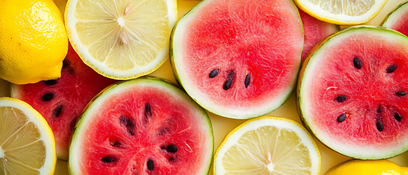 background of fresh fruit - Powered by Adobe