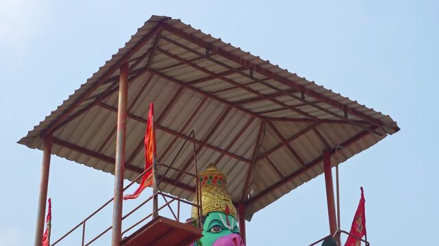 Famous temples in India - Veera Abhaya Anjaneya Swami Paritala & Jakhu Temple Shimla & Statue of Union & Actor Arjun's Anjaneyar Temple & Nanganallur Anjaneyar Temple & Shri Paritala Hanuman Temple.