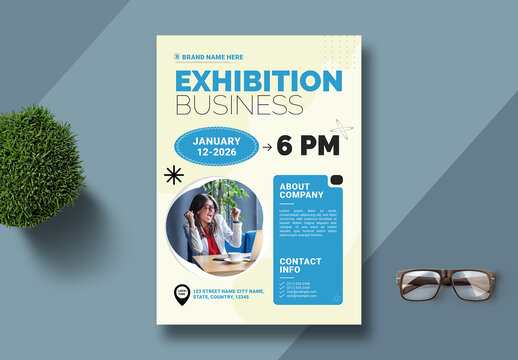 Business Invitation Flyer Template Layout