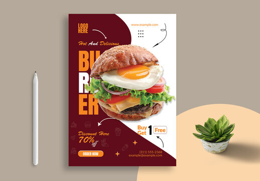 Food Poster Design Layout