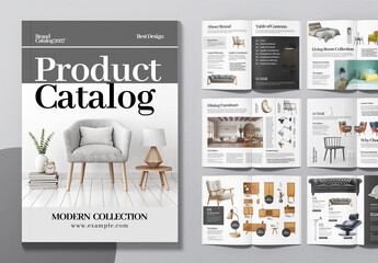 Modern Furniture Product Catalog Template