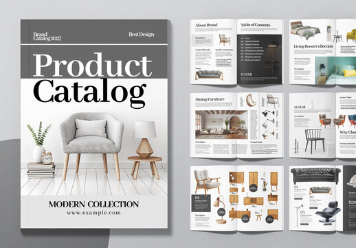 Modern Furniture Product Catalog Template