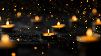 Ultra-realistic golden finance background with stock market graphs, money, gold bars, candlestick charts, luxury infographic design.