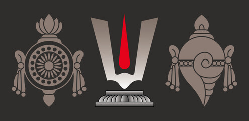  The Shanku Chakra Namam is a powerful Hindu symbol representing Lord Vishnu