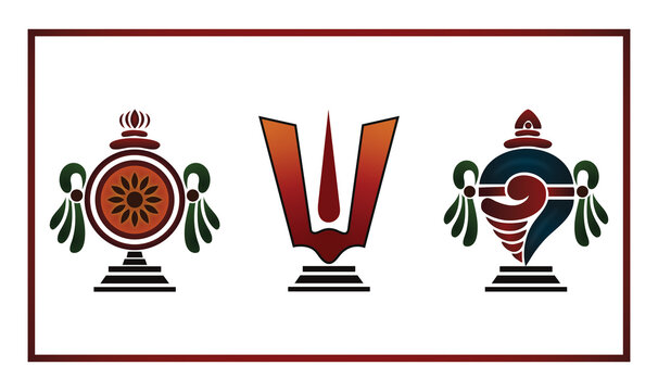 The Shanku Chakra Namam is a powerful Hindu symbol 