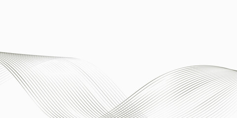 Abstract wavy vector background design illustration with flowing grey and blue lines for business wallpaper or digital decoration