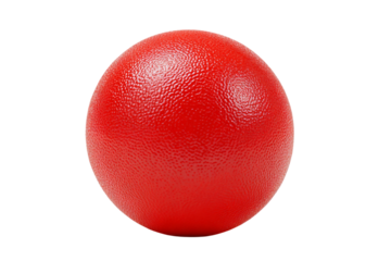 Dodgeball side view for throwing and catching isolated on transparent background