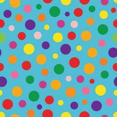 seamless polka dots background