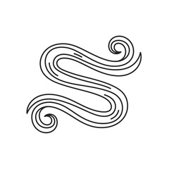 Dynamic Flowing Lines Abstract Design, Graphic, Digital Art, Modern, Minimalist, Creative Concept