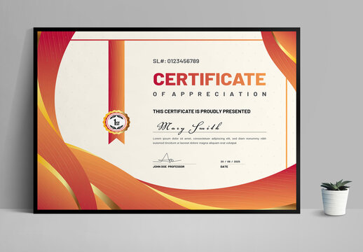 Certificate Template