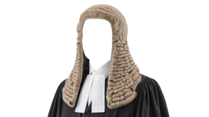 British Barrister Robe and Wig