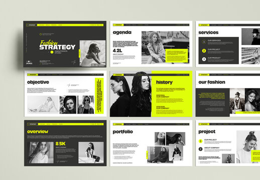 Fashion Strategy Presentation Template